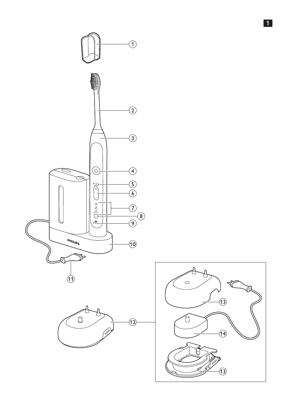 Philips Sonicare FlexCare Platinum Cepillo dental recargable User Manual | Page 2 / 64