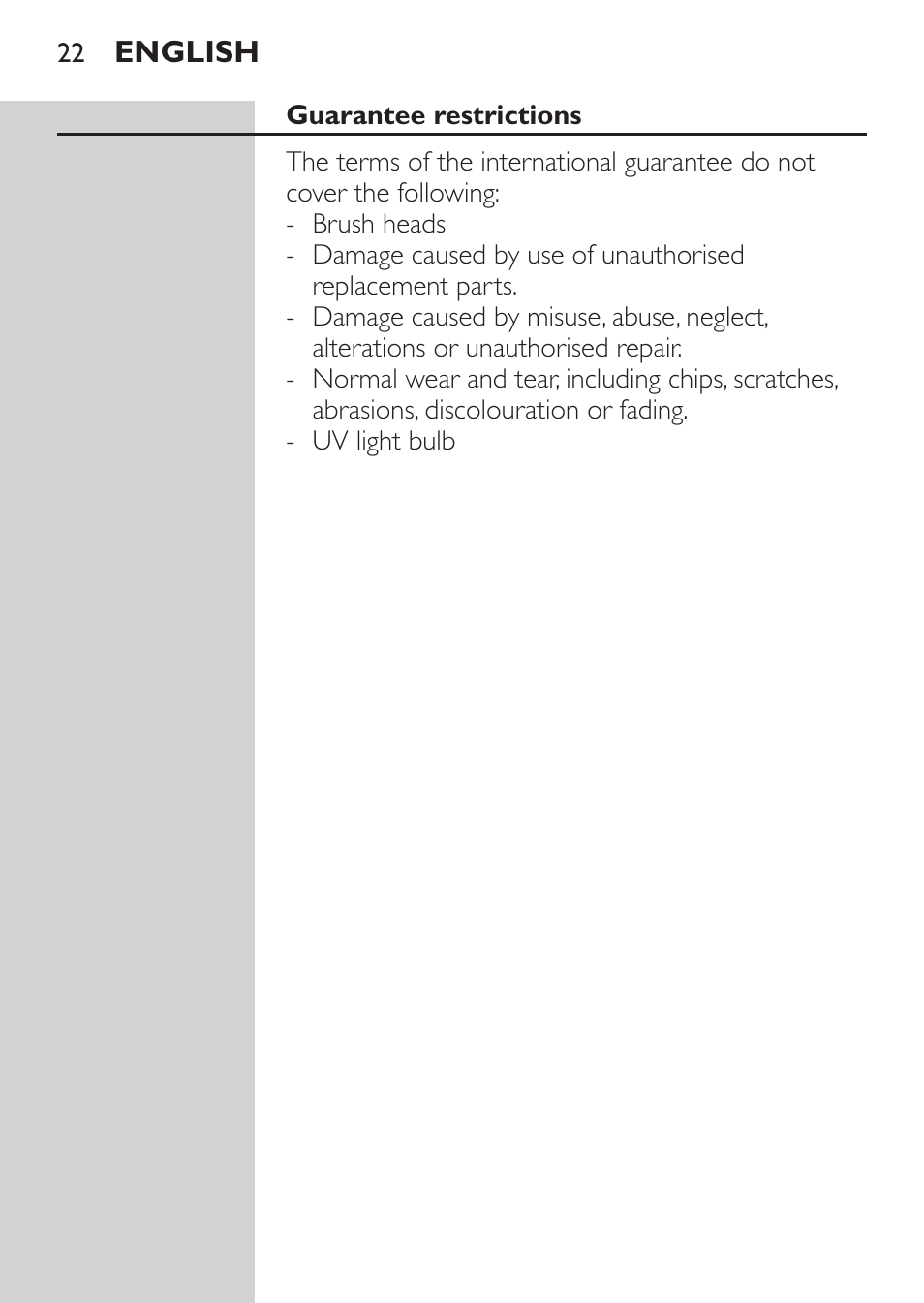 Philips Sonicare FlexCare Platinum Cepillo dental recargable User Manual | Page 22 / 64