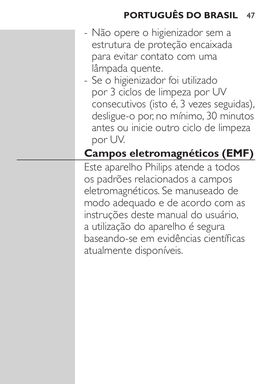 Philips Sonicare FlexCare Platinum Cepillo dental recargable User Manual | Page 47 / 64