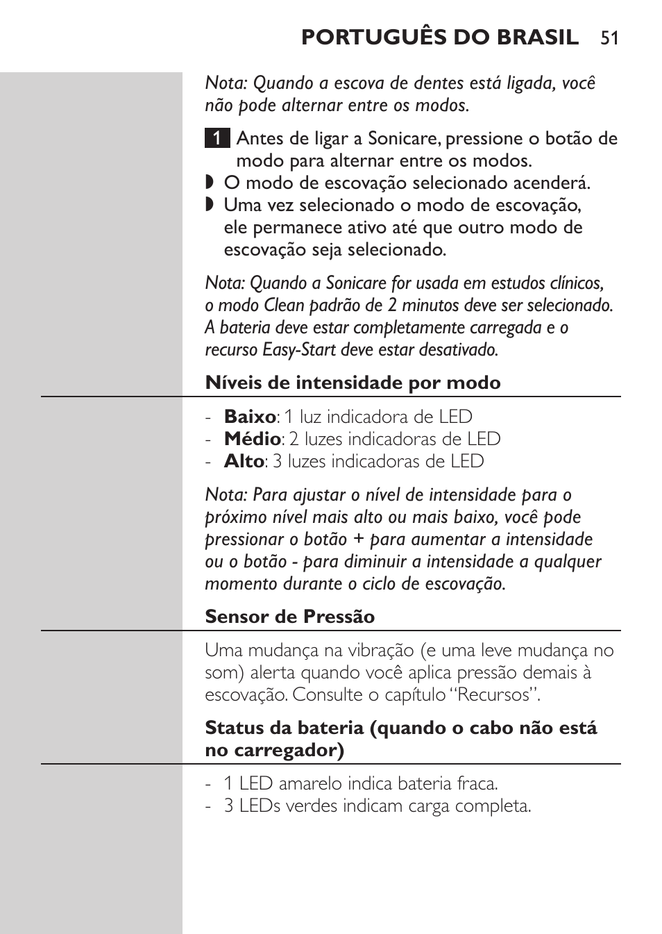 Philips Sonicare FlexCare Platinum Cepillo dental recargable User Manual | Page 51 / 64