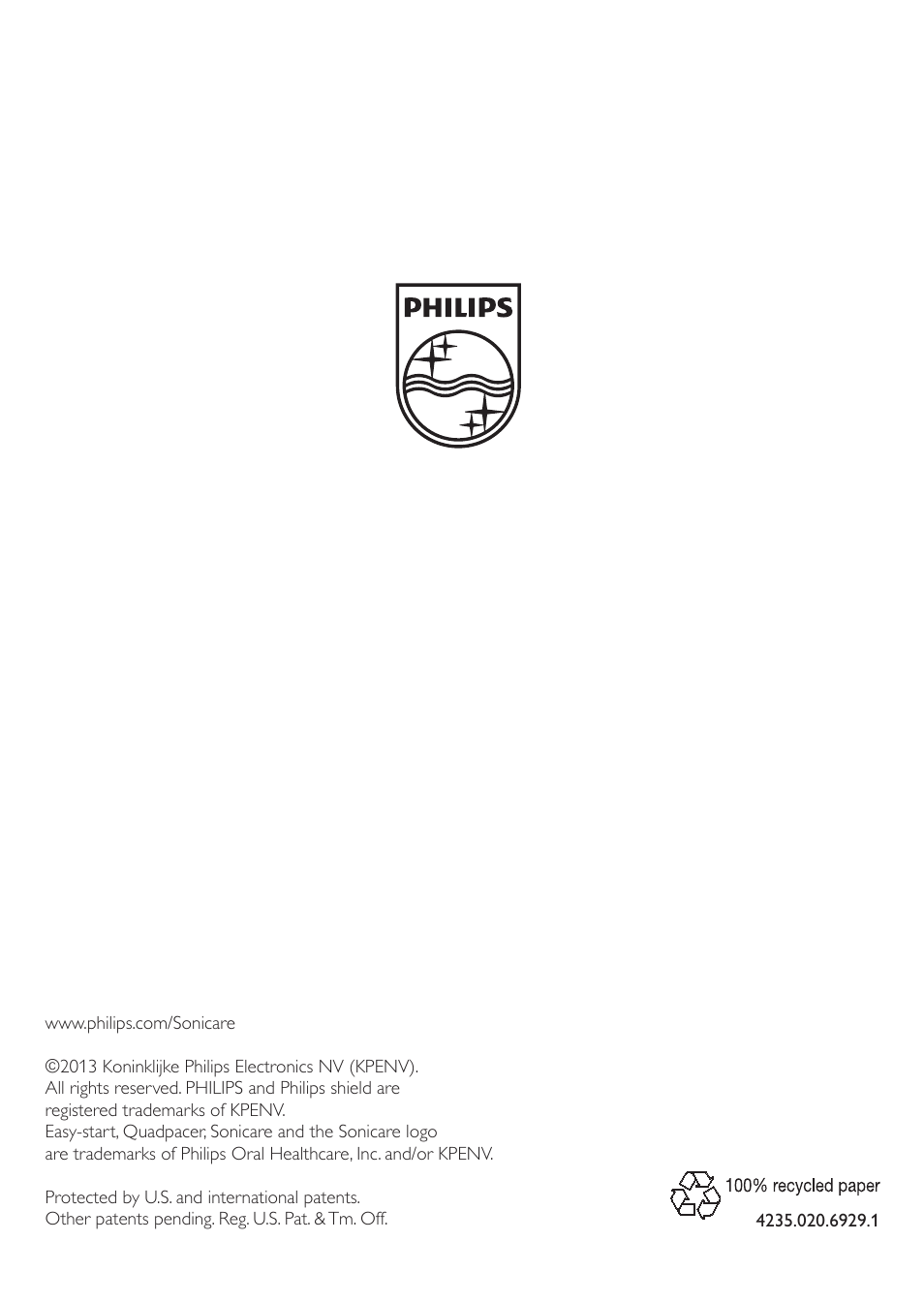 Philips Sonicare FlexCare Platinum Cepillo dental recargable User Manual | Page 64 / 64