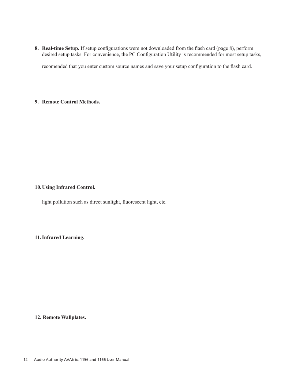 Audio Authority 1156 User Manual | Page 12 / 24