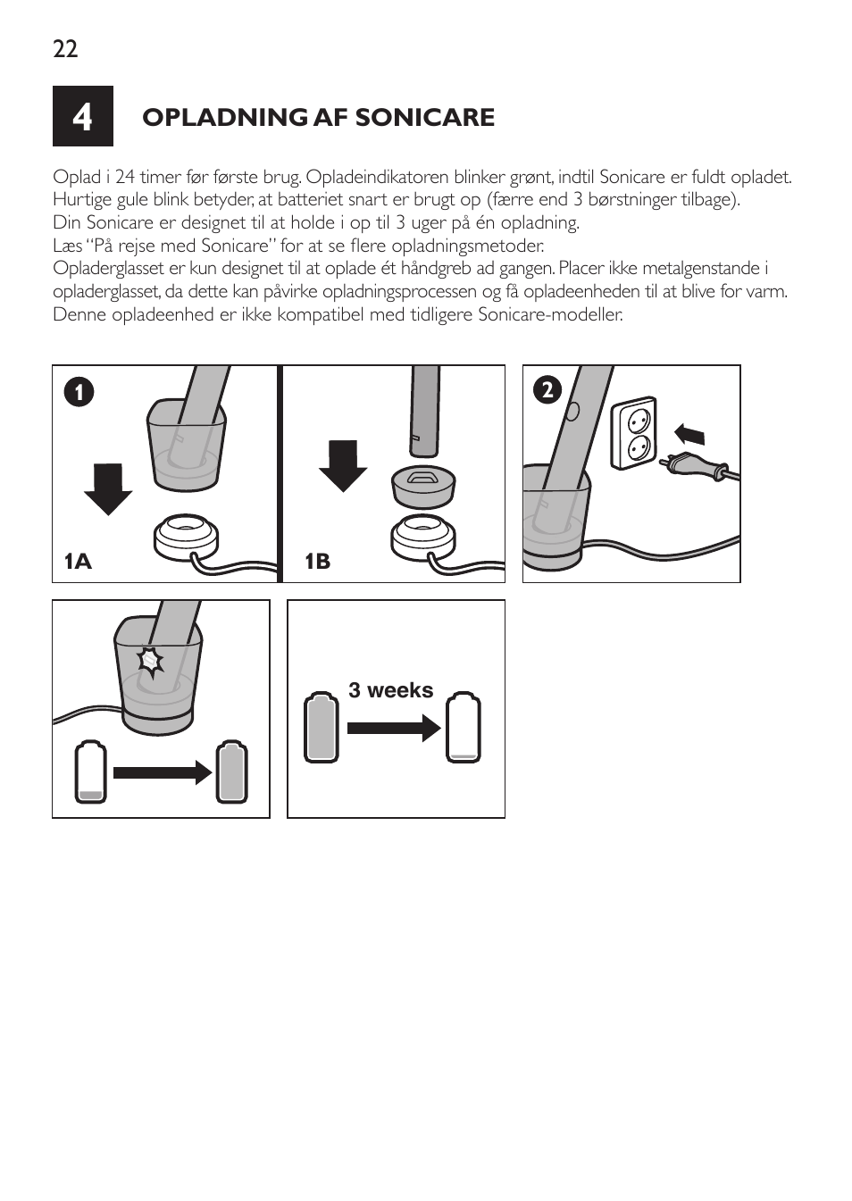Philips Sonicare DiamondClean Cepillo dental sónico recargable User Manual | Page 22 / 188