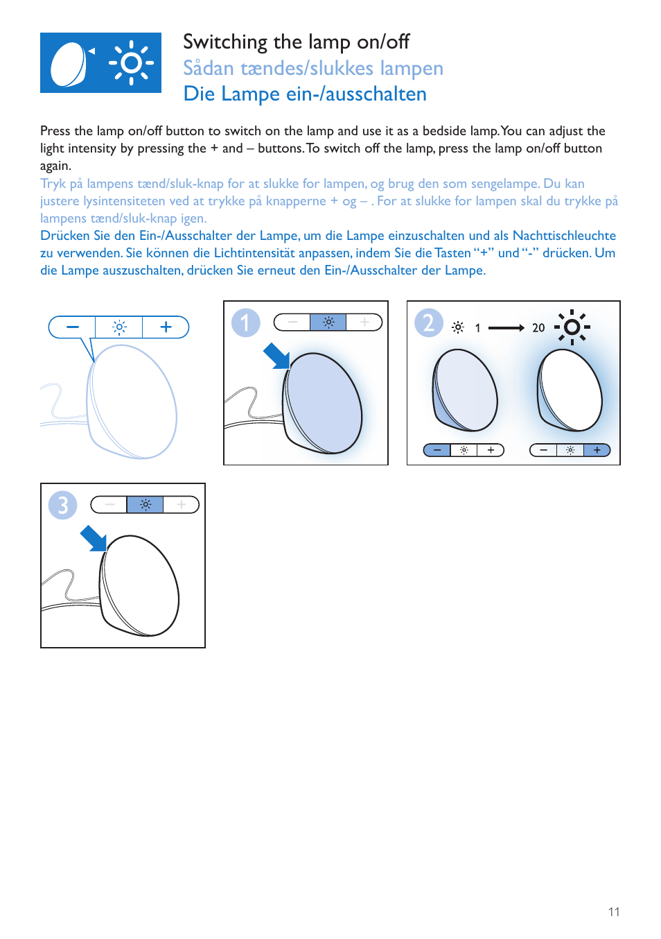 Philips Wake-up Light User Manual | Page 11 / 76