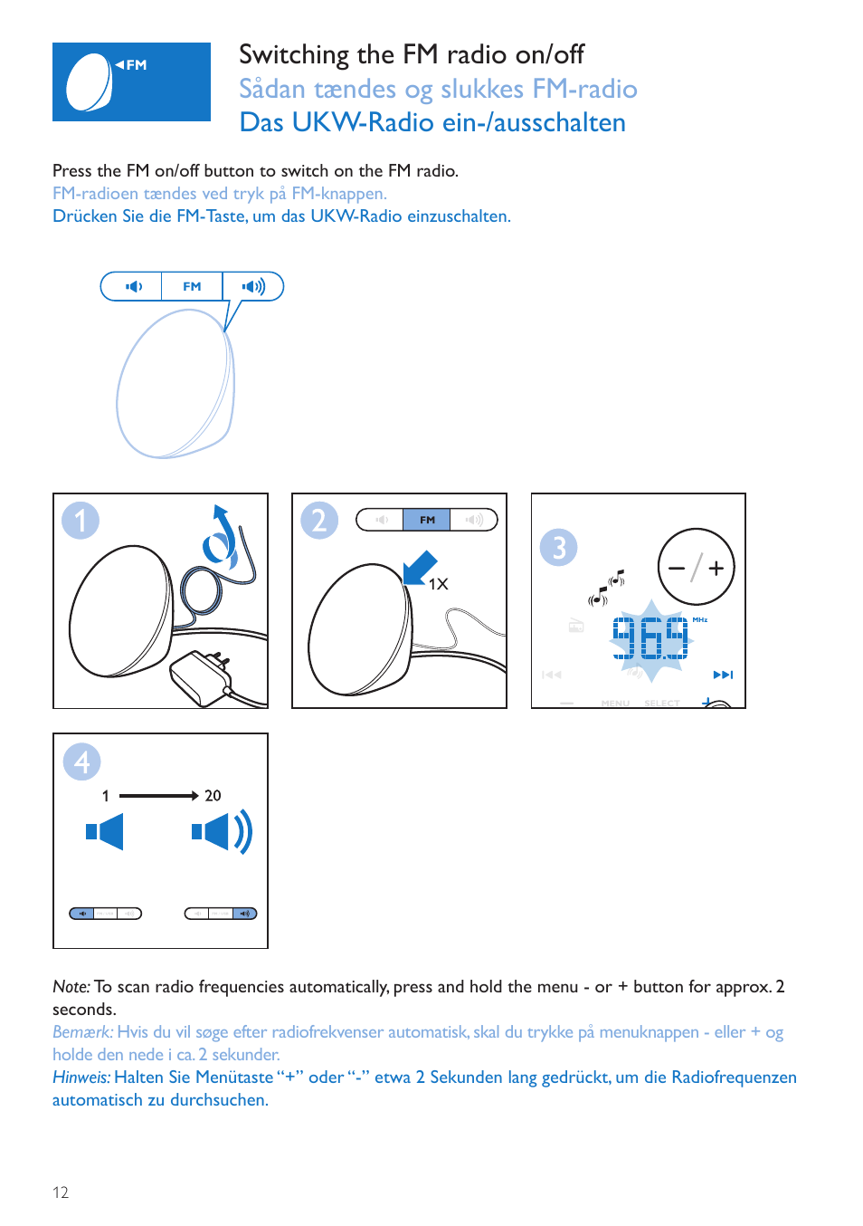 Philips Wake-up Light User Manual | Page 12 / 76