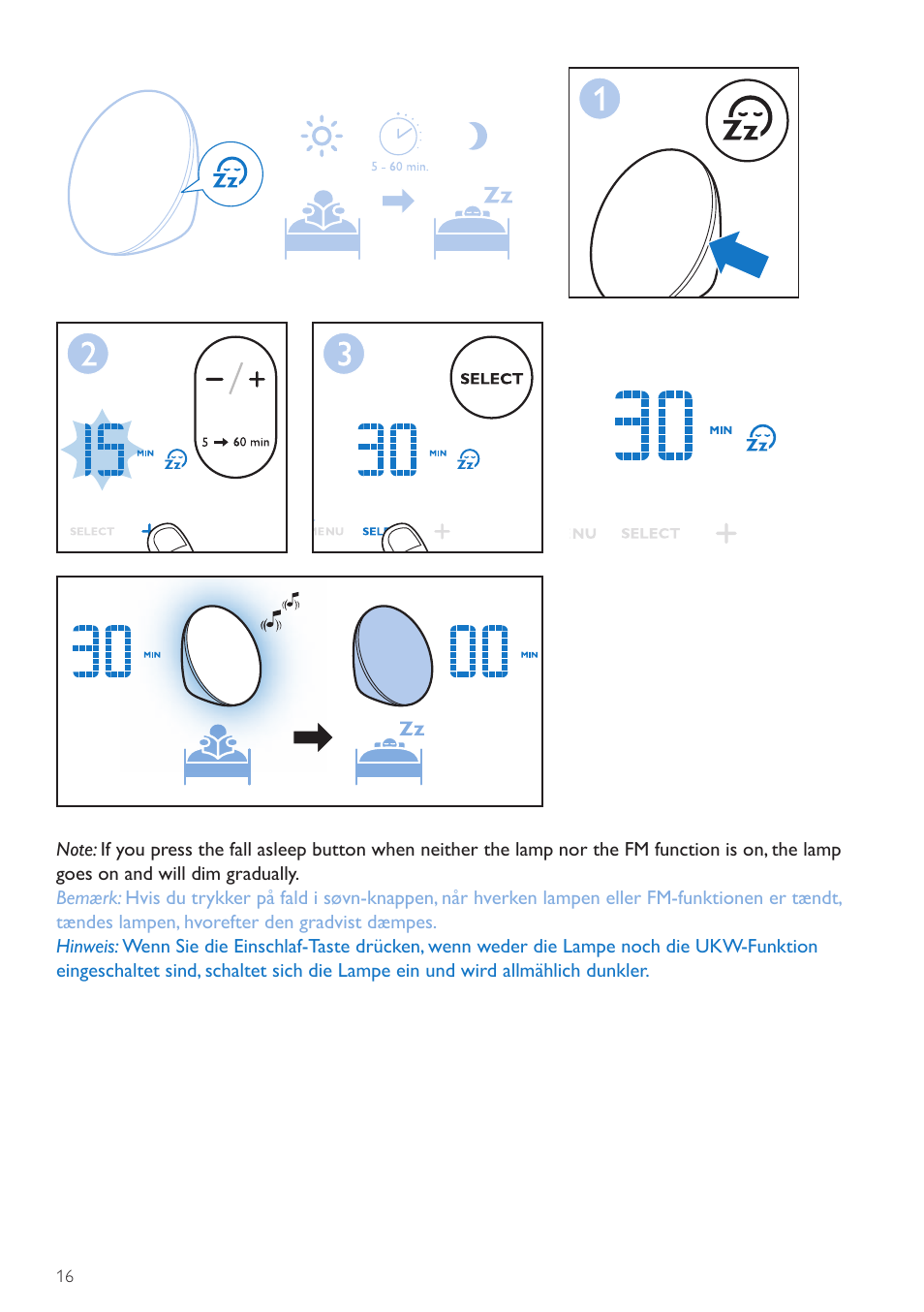 Philips Wake-up Light User Manual | Page 16 / 76