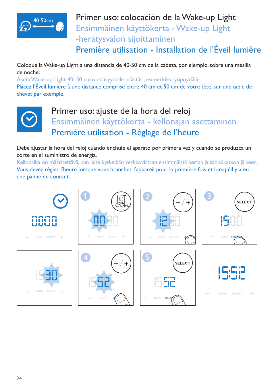 Philips Wake-up Light User Manual | Page 24 / 76