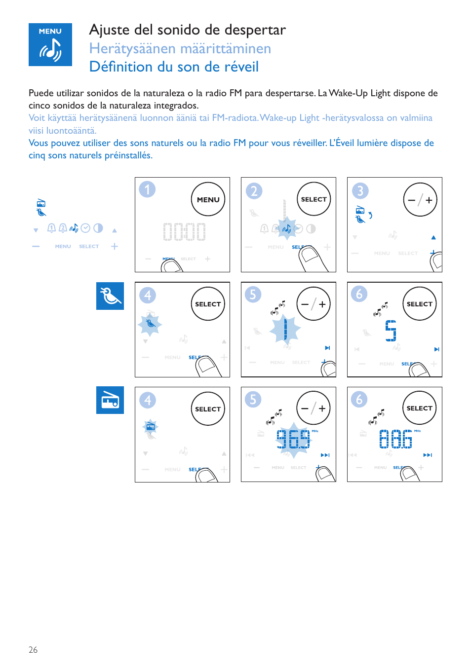 Philips Wake-up Light User Manual | Page 26 / 76