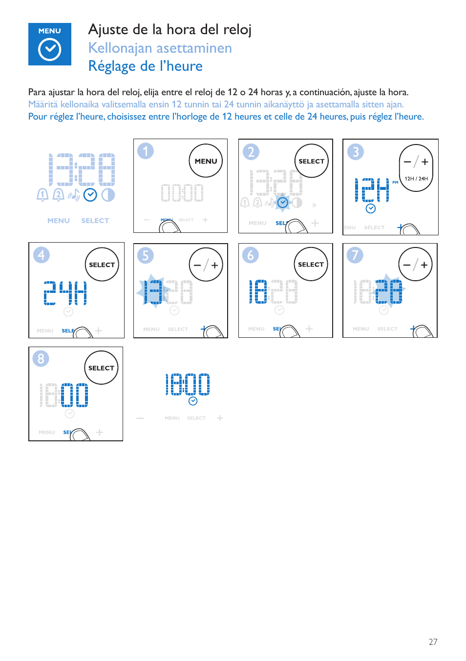 Philips Wake-up Light User Manual | Page 27 / 76