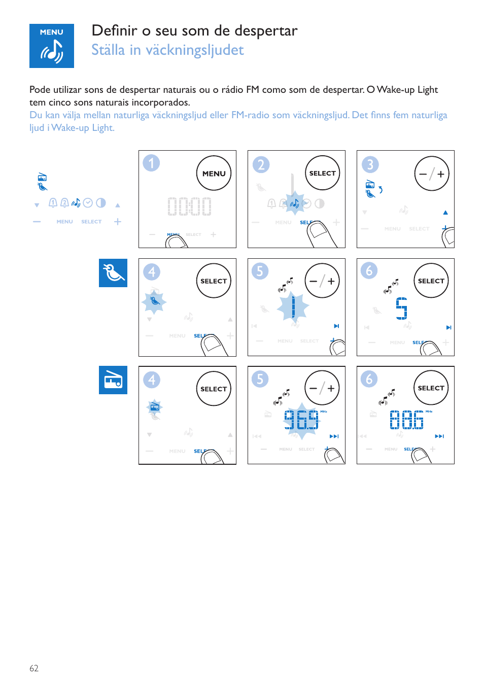 Philips Wake-up Light User Manual | Page 62 / 76