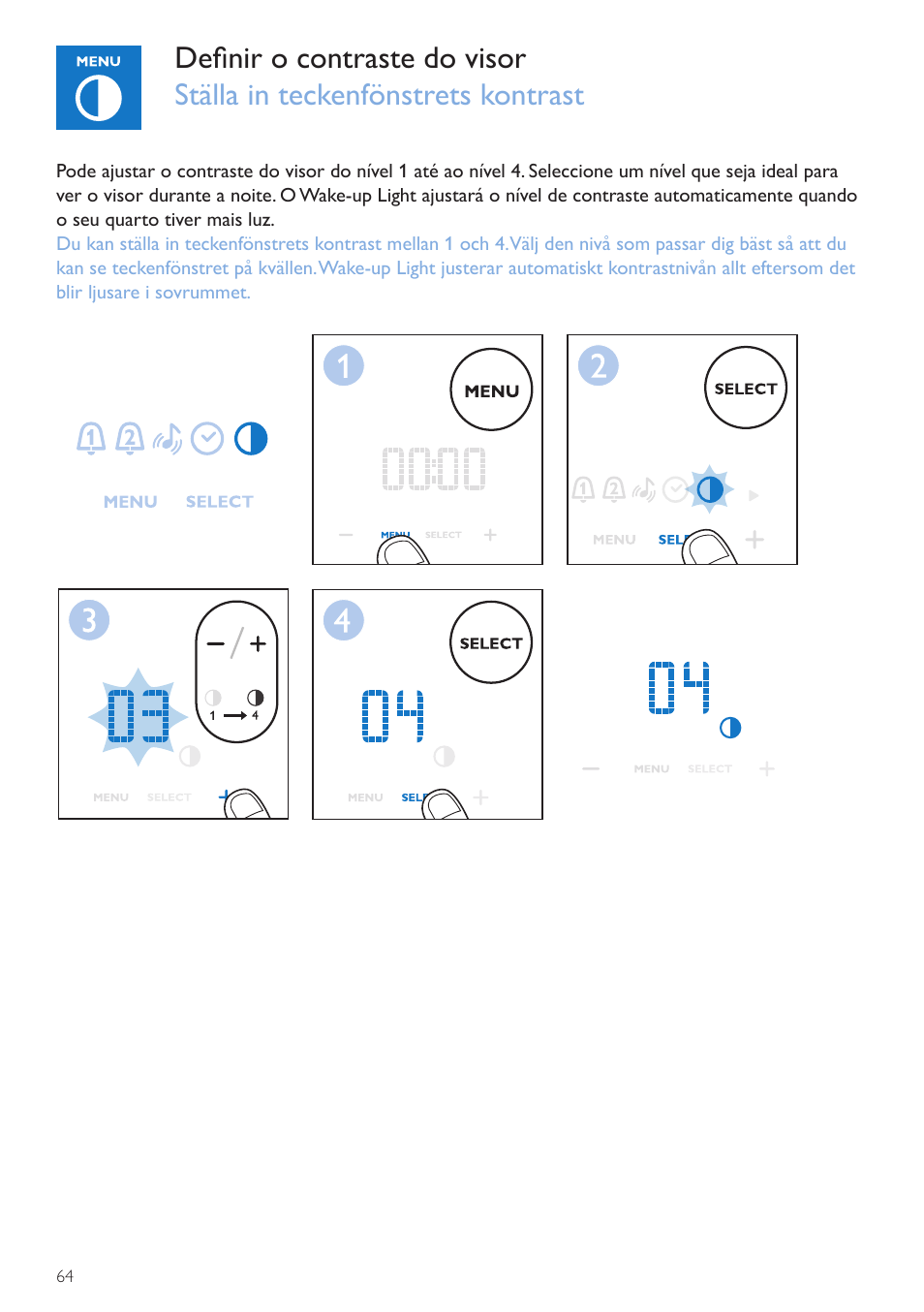 Philips Wake-up Light User Manual | Page 64 / 76