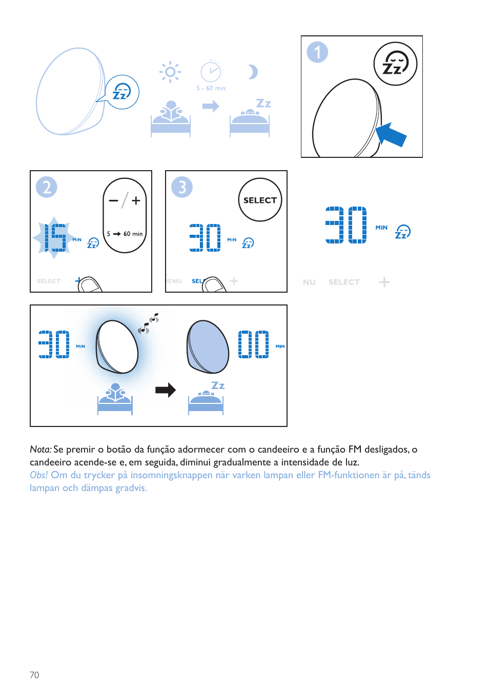 Philips Wake-up Light User Manual | Page 70 / 76