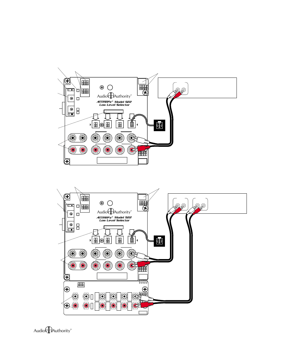 Audio Authority 922 User Manual | 1 page