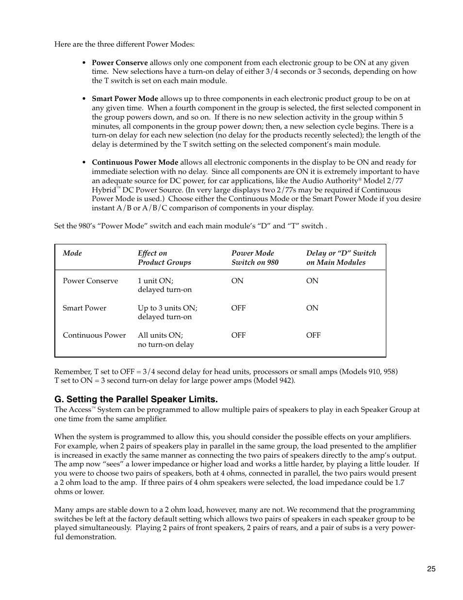 Audio Authority Car Audio System User Manual | Page 25 / 55