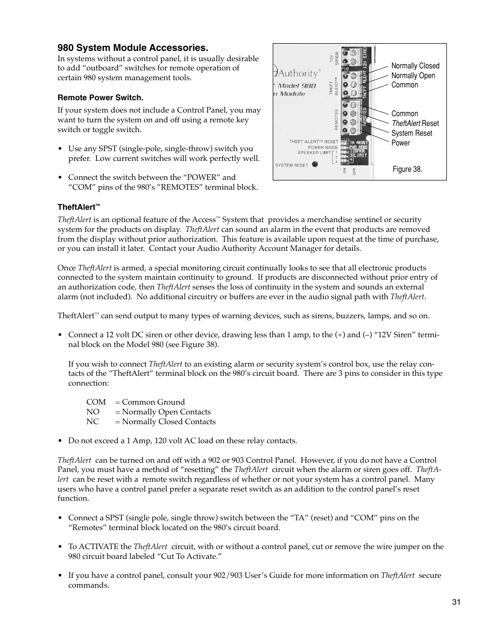 Audio Authority Car Audio System User Manual | Page 31 / 55