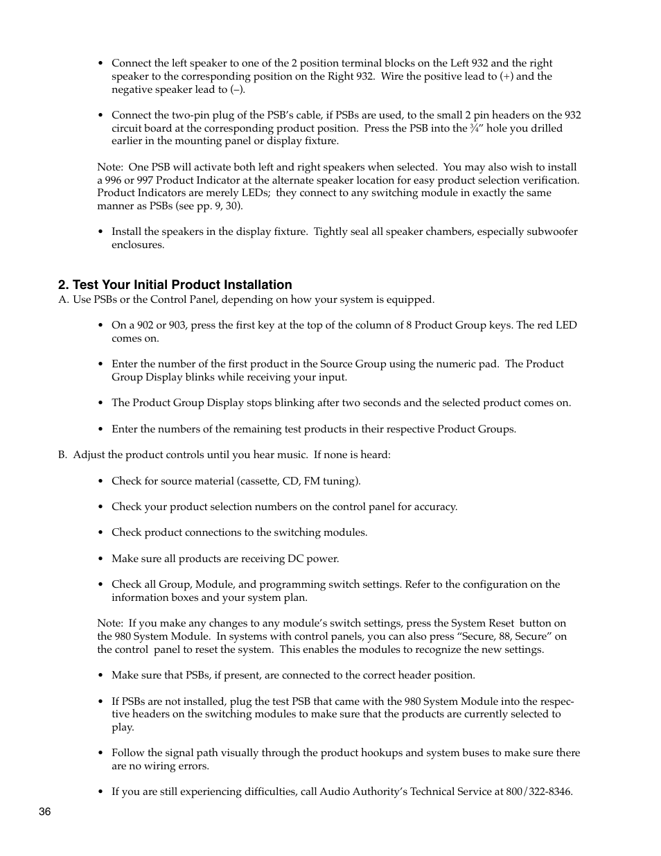 Audio Authority Car Audio System User Manual | Page 36 / 55