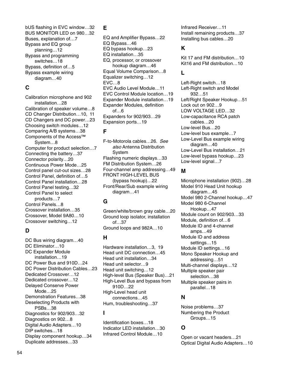Audio Authority Car Audio System User Manual | Page 54 / 55