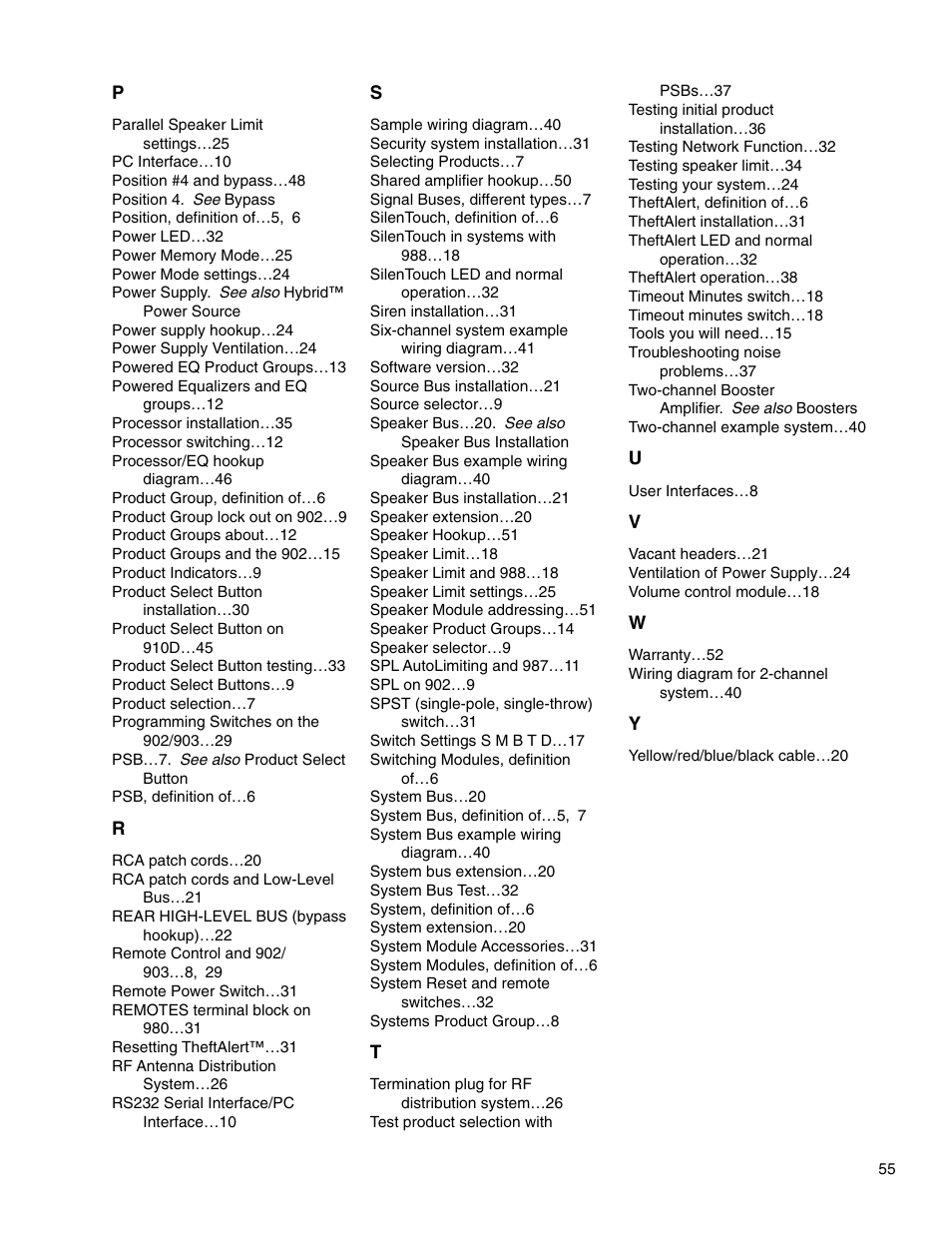 Audio Authority Car Audio System User Manual | Page 55 / 55