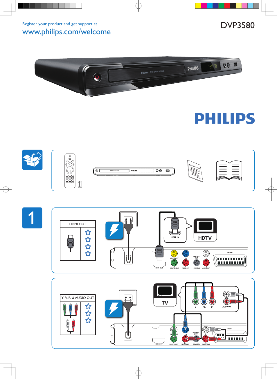 Philips Reproductor de DVD User Manual | 2 pages