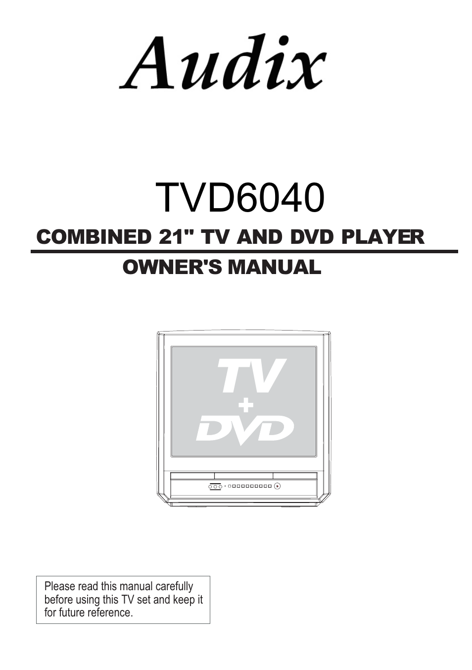 Audix TVD6040 User Manual | 37 pages