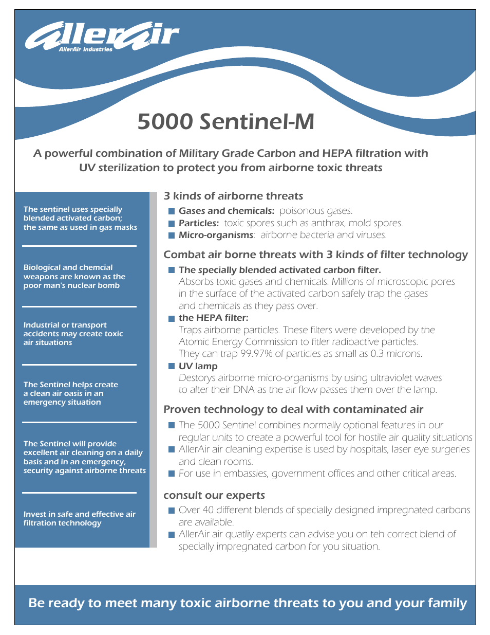 5000 sentinel-m | AllerAir 5000 Sentinel-M User Manual | Page 2 / 2