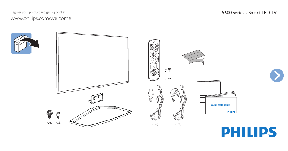 Philips 5000 series Televisor LED Full HD User Manual | 12 pages