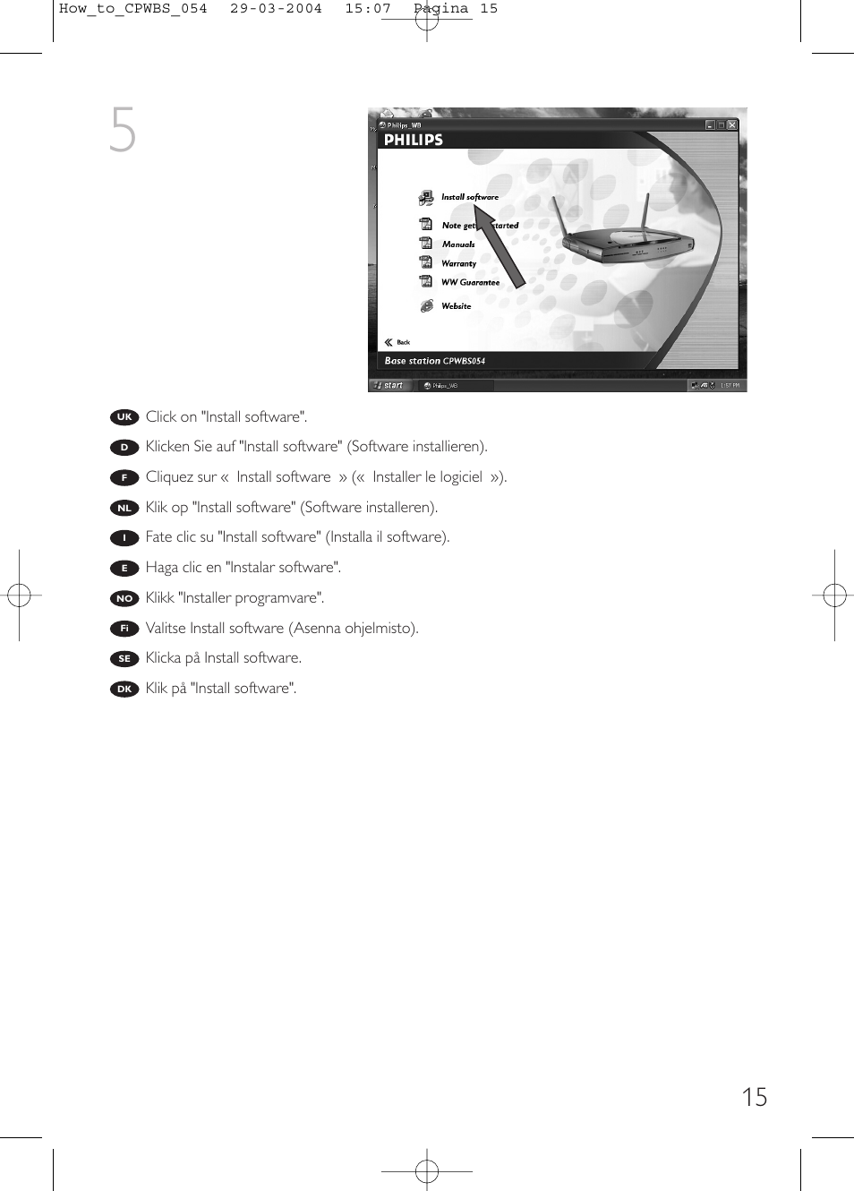 Philips Estación base inalámbrica User Manual | Page 15 / 80