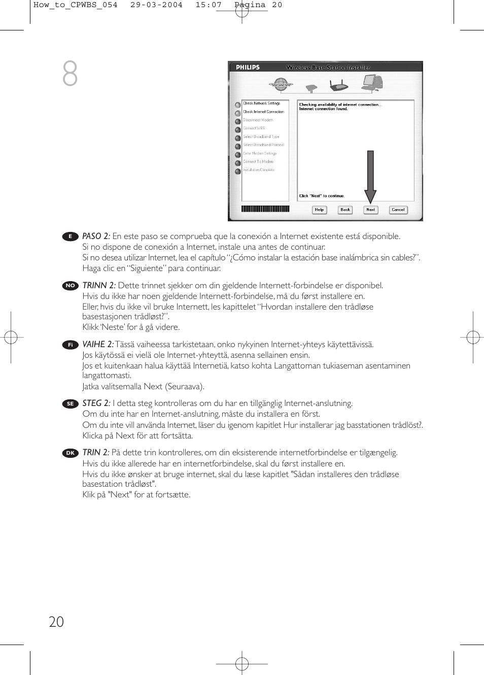 Philips Estación base inalámbrica User Manual | Page 20 / 80