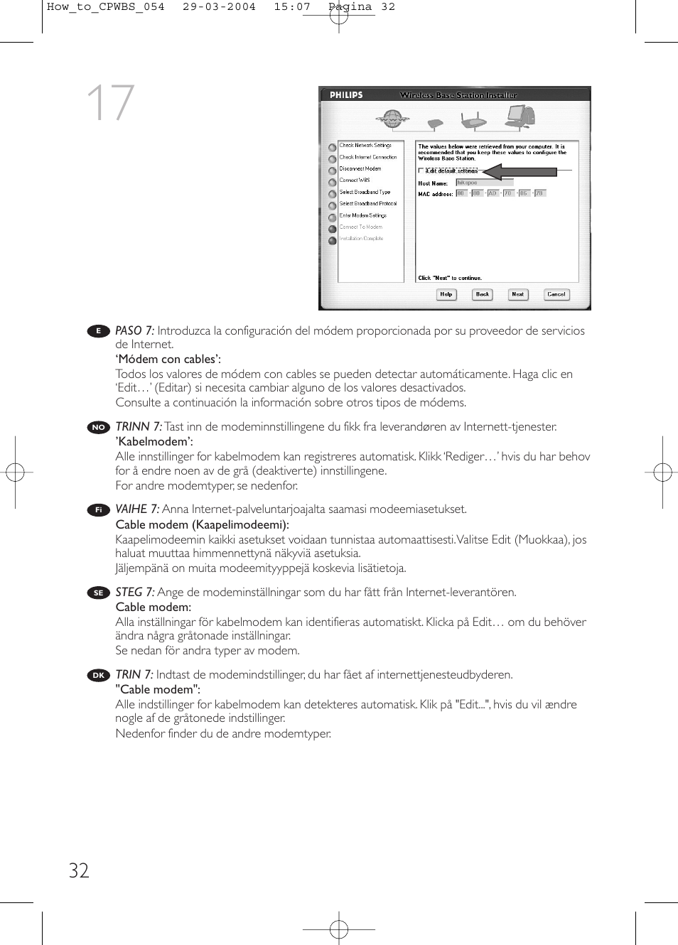 Philips Estación base inalámbrica User Manual | Page 32 / 80