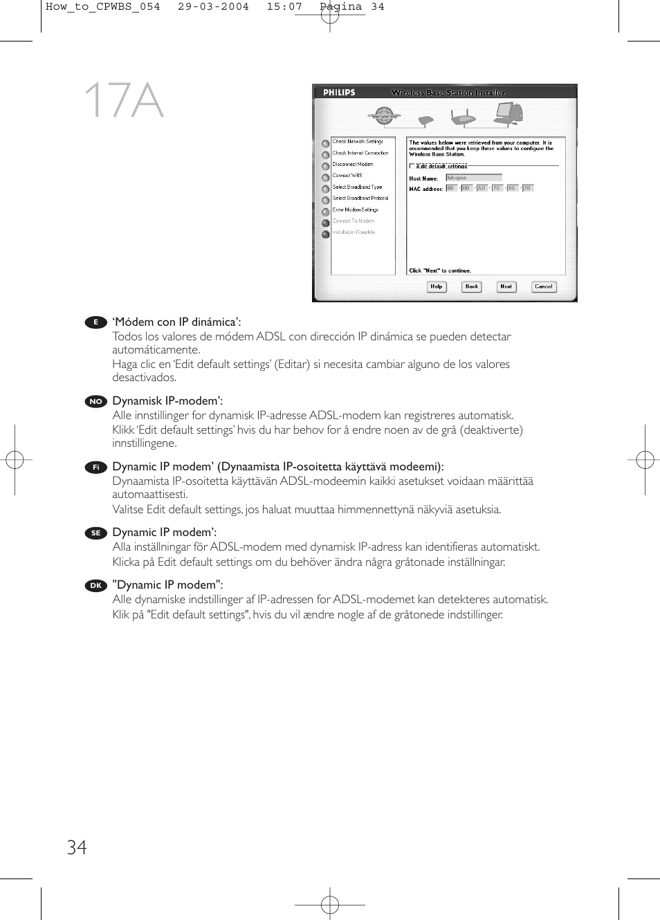 Philips Estación base inalámbrica User Manual | Page 34 / 80