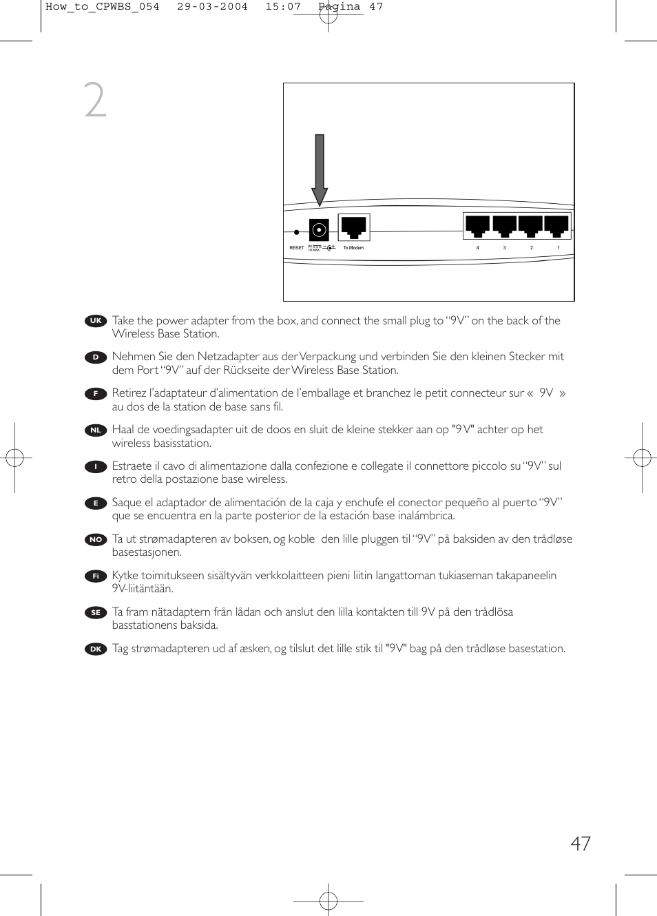 Philips Estación base inalámbrica User Manual | Page 47 / 80