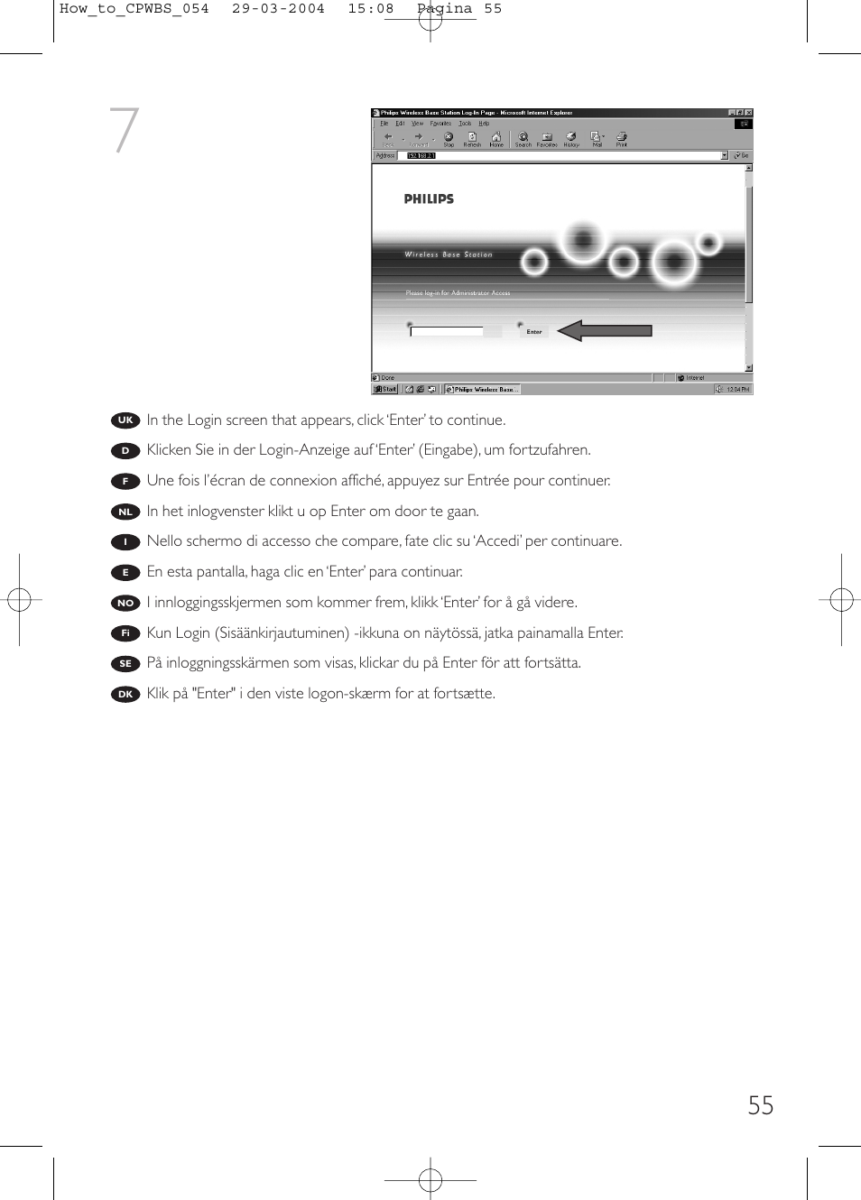 Philips Estación base inalámbrica User Manual | Page 55 / 80