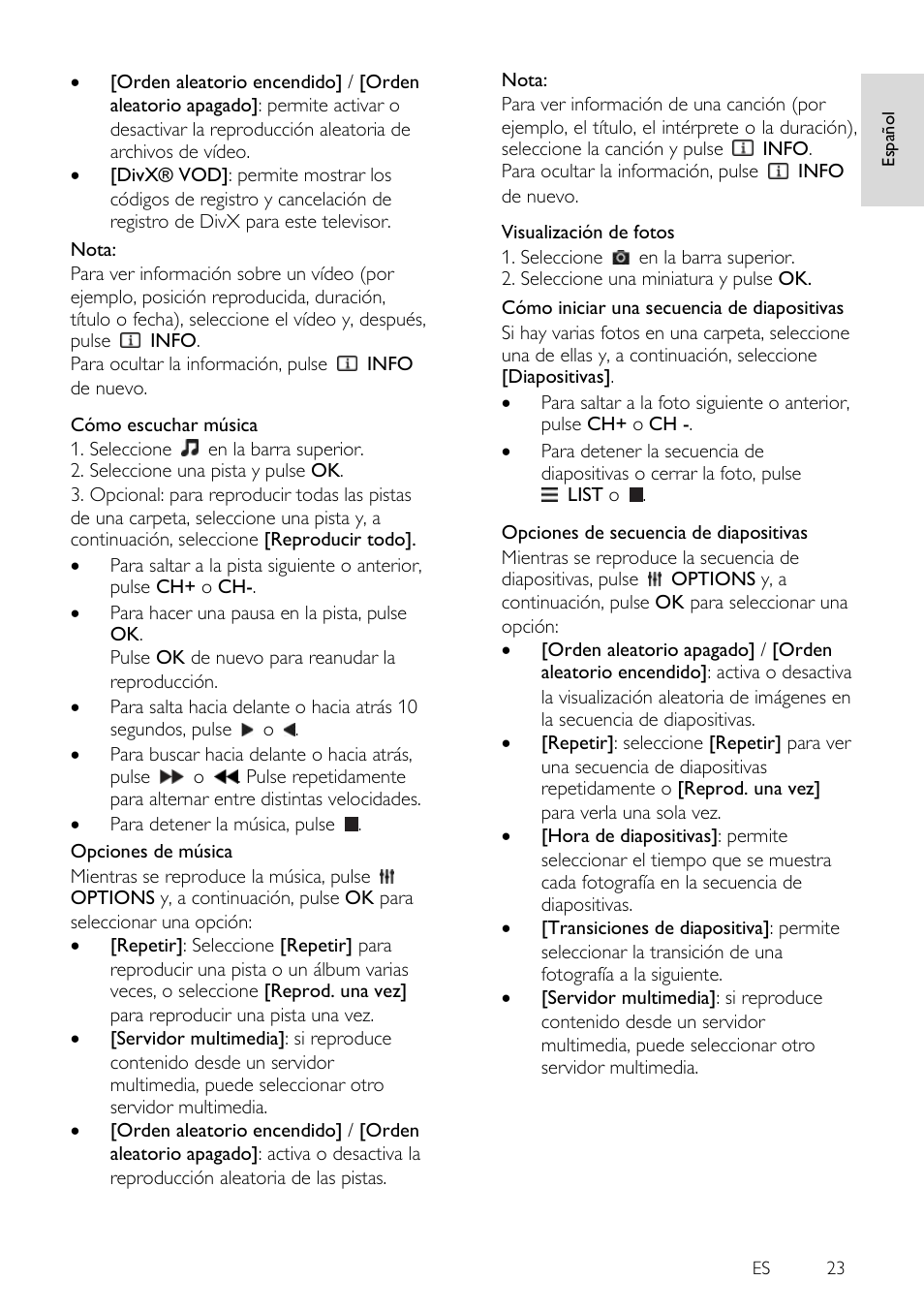 Philips 4000 series Televisor Smart LED 3D ultrafino User Manual | Page 23 / 87