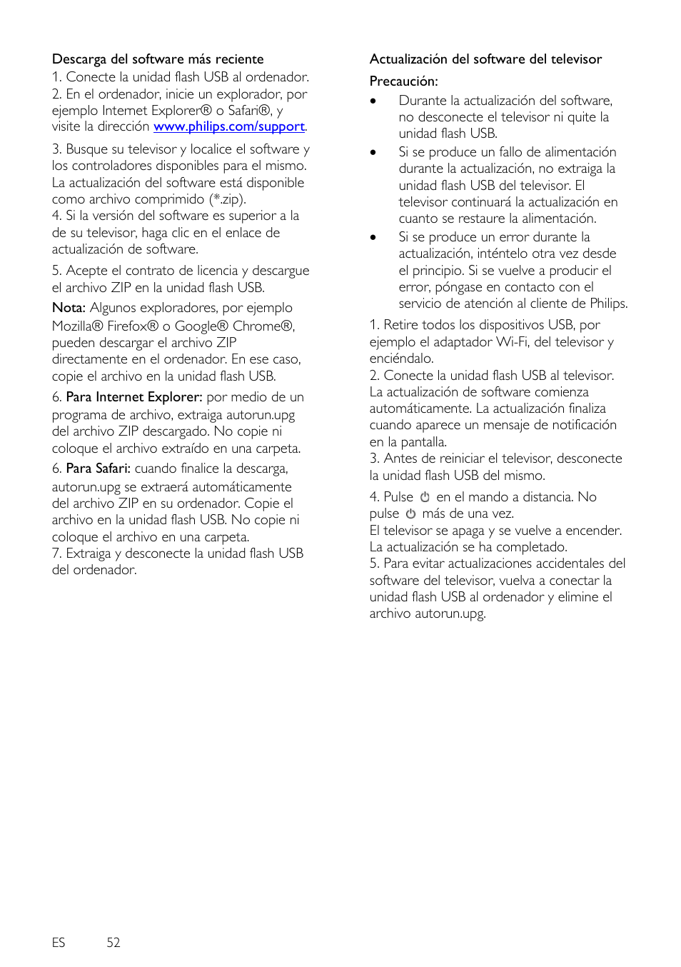 Philips 4000 series Televisor Smart LED 3D ultrafino User Manual | Page 52 / 87