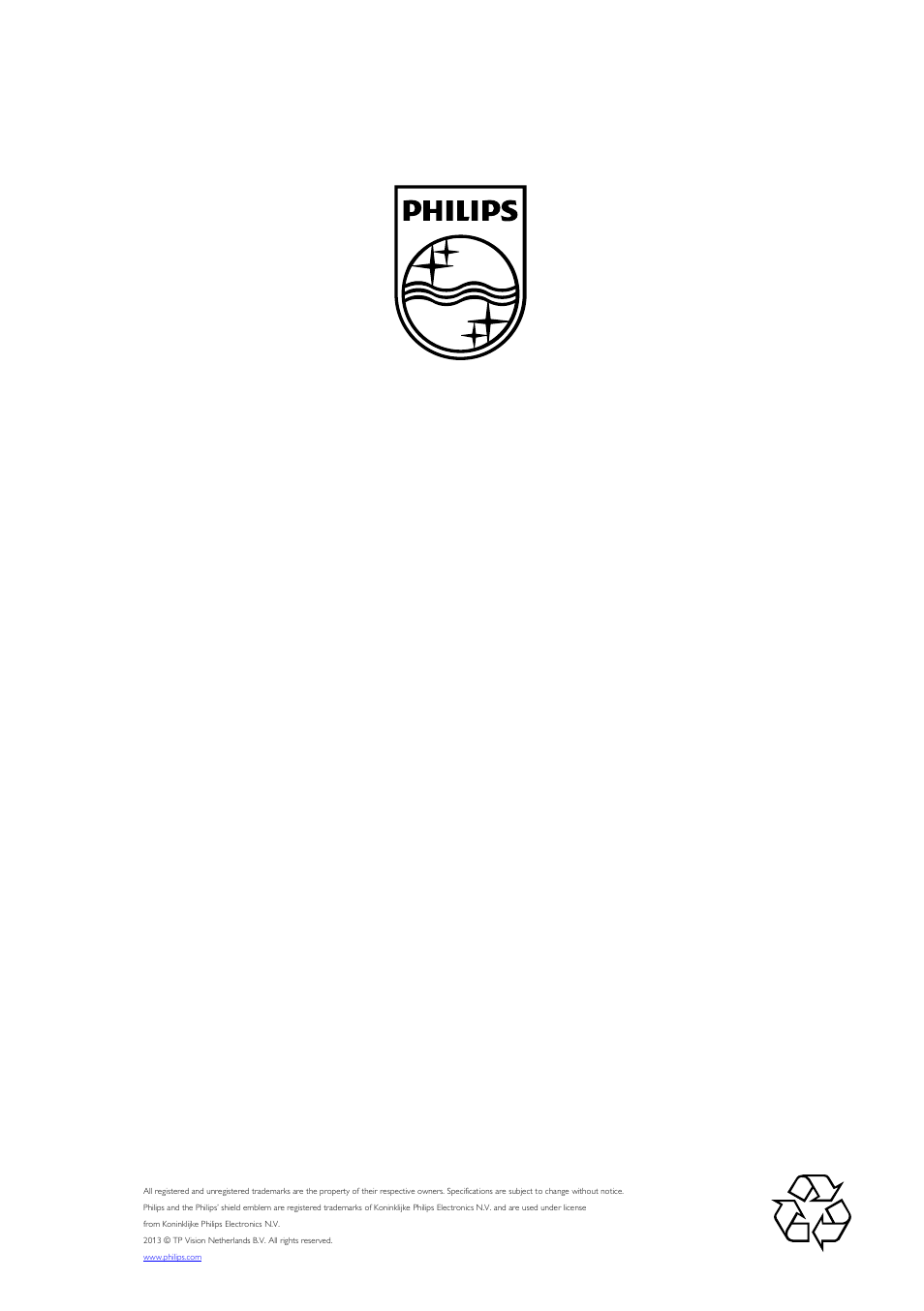 Philips 4000 series Televisor Smart LED 3D ultrafino User Manual | Page 87 / 87