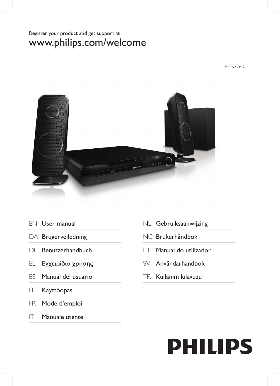 Philips Sistemas de cine en casa 2.1 User Manual | 29 pages