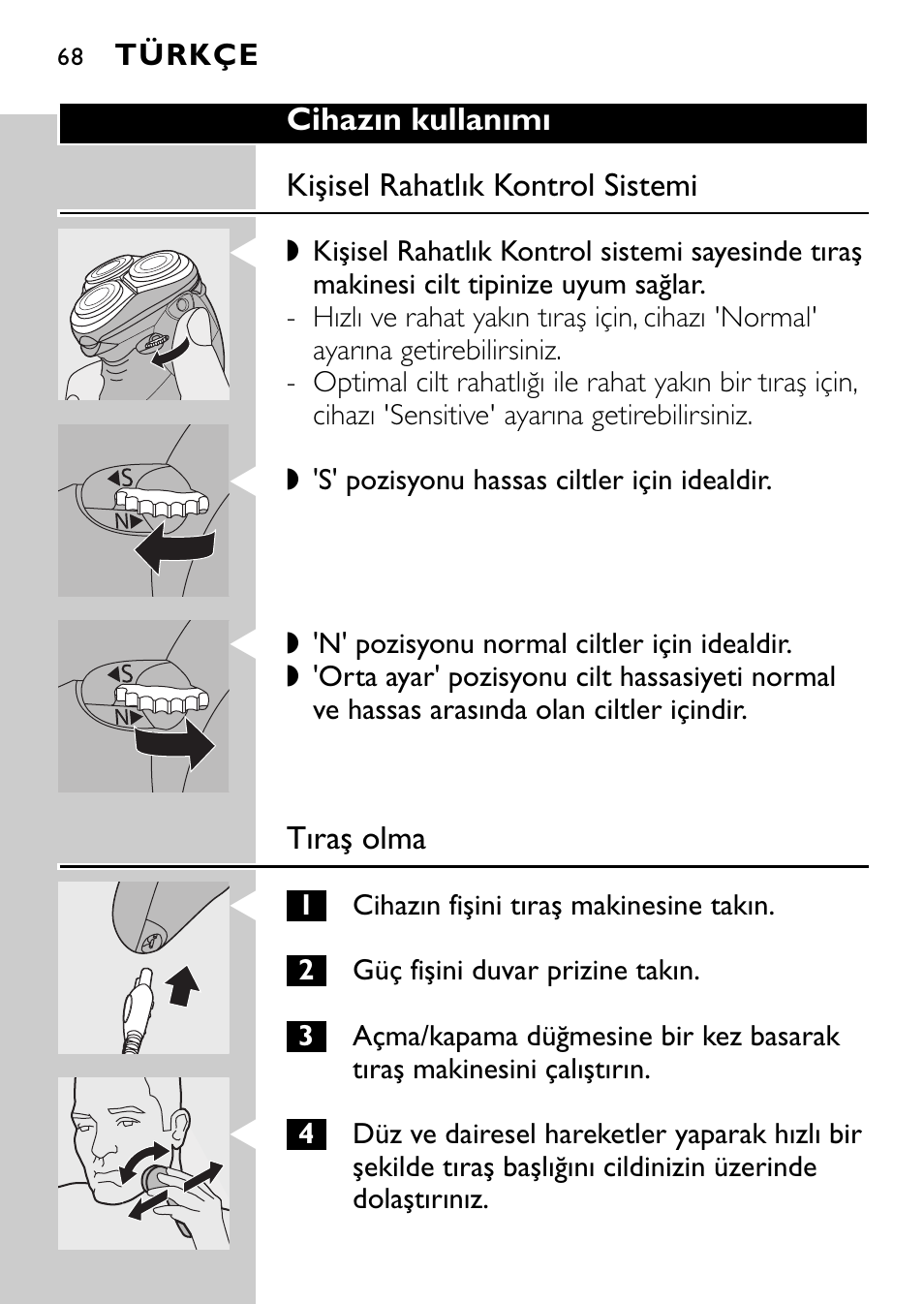 Philips Afeitadora eléctrica User Manual | Page 66 / 76