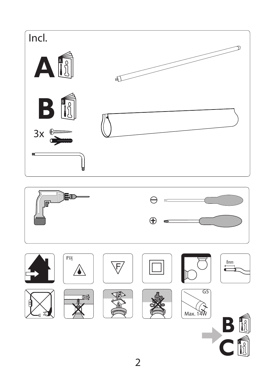 A i b i | Philips InStyle Plafón User Manual | Page 2 / 8