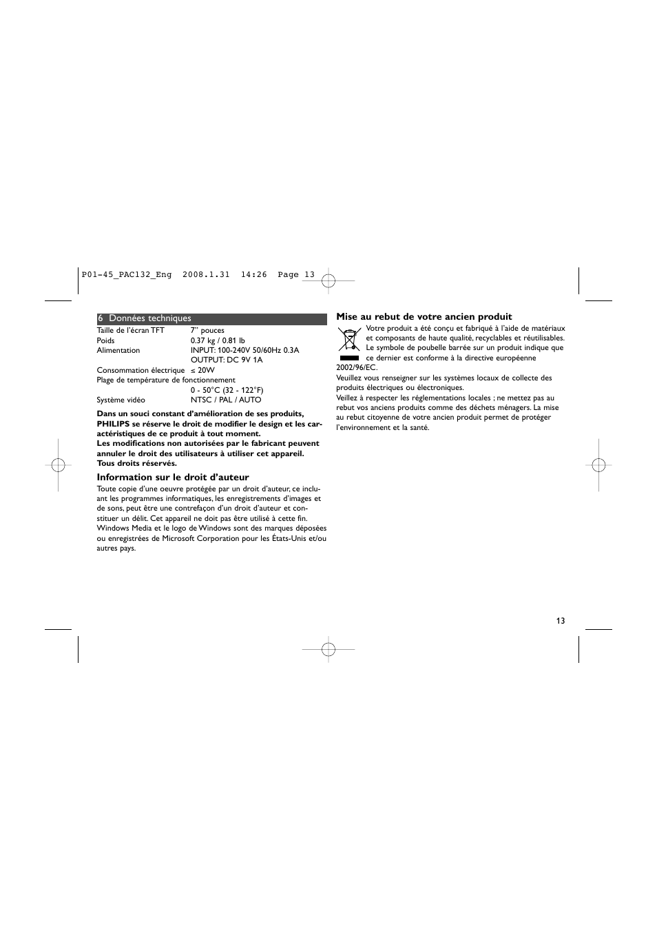 Philips Pantalla LCD adicional User Manual | Page 13 / 45