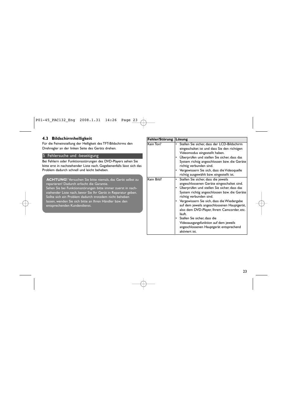 Philips Pantalla LCD adicional User Manual | Page 23 / 45