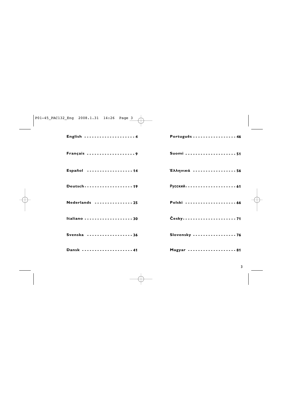 Philips Pantalla LCD adicional User Manual | Page 3 / 45