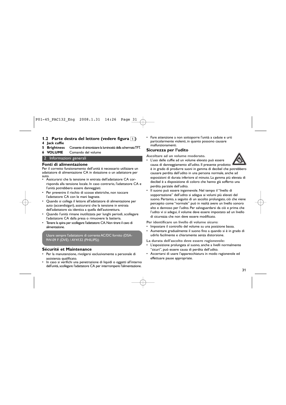 Philips Pantalla LCD adicional User Manual | Page 31 / 45