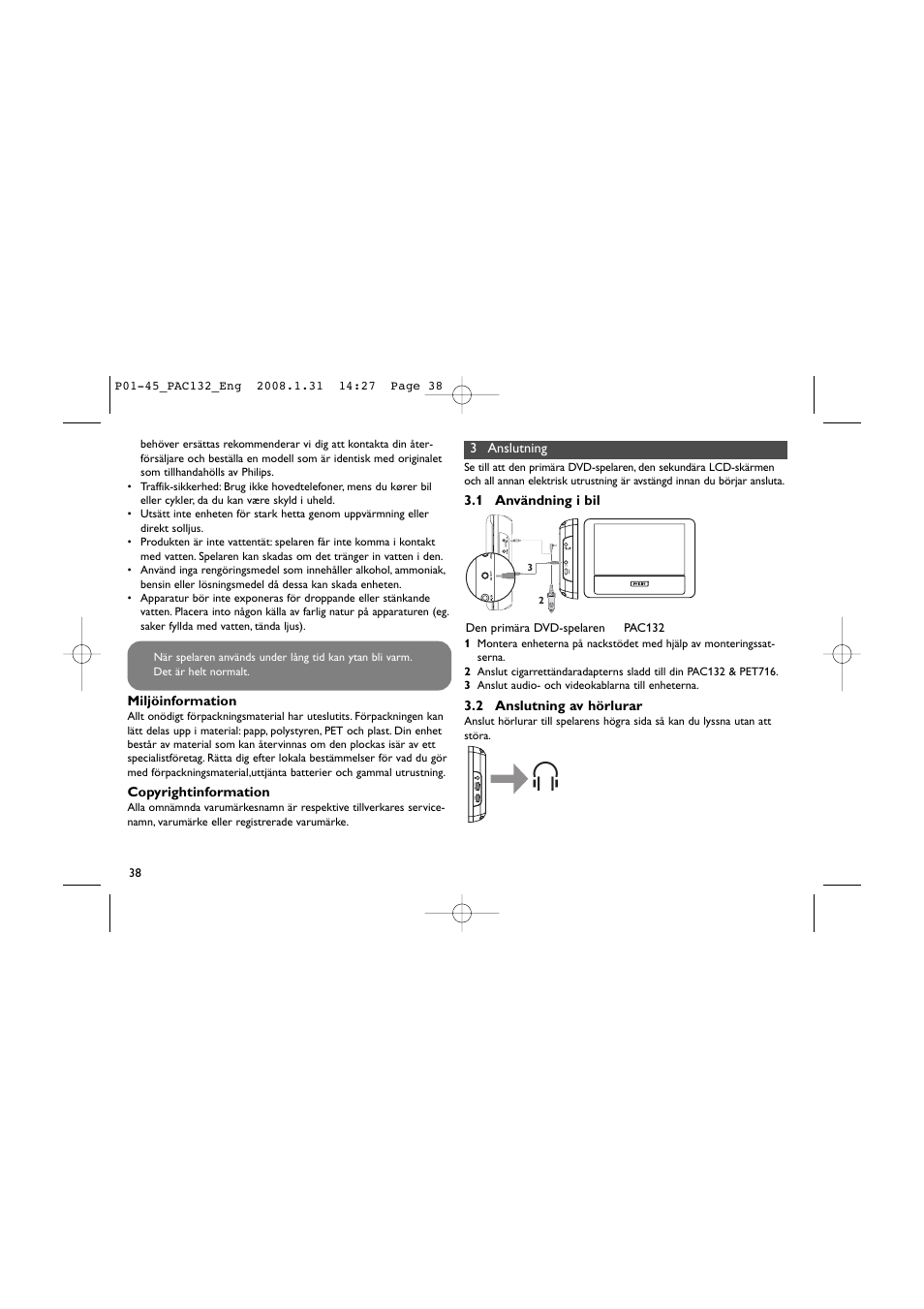 Philips Pantalla LCD adicional User Manual | Page 38 / 45