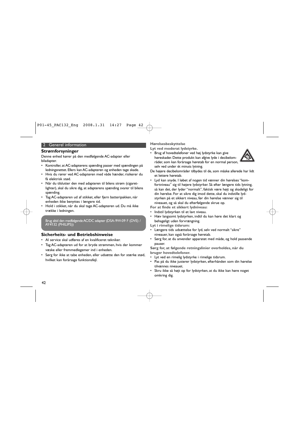 Philips Pantalla LCD adicional User Manual | Page 42 / 45