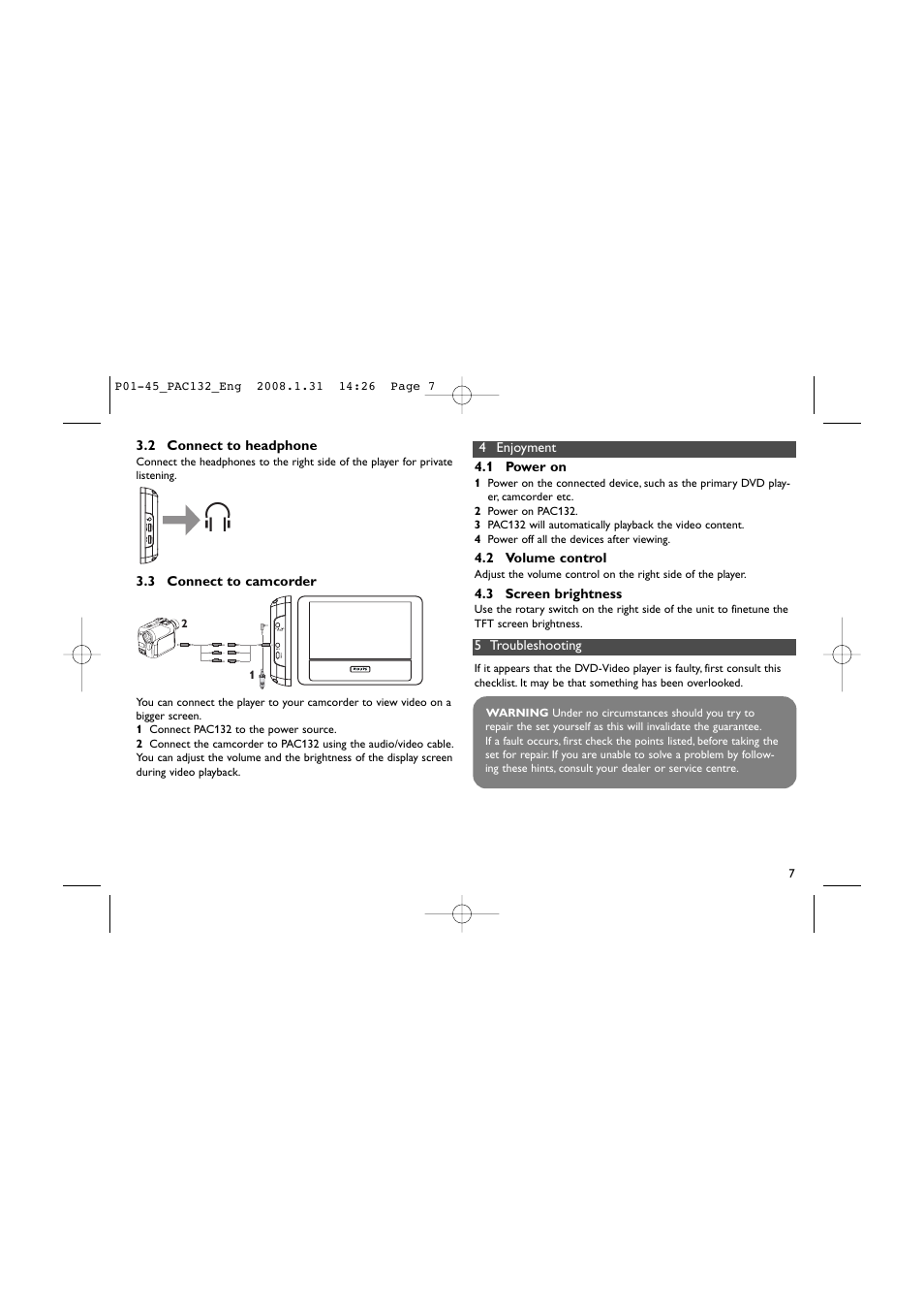 Philips Pantalla LCD adicional User Manual | Page 7 / 45