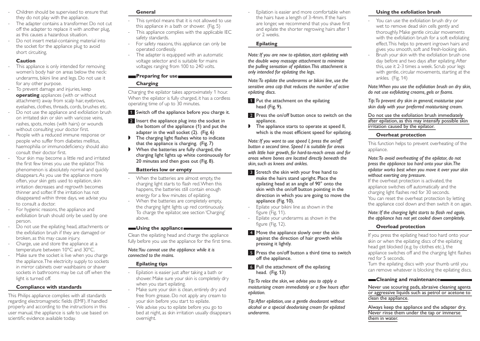 Philips SatinSoft Depiladora User Manual | Page 2 / 8