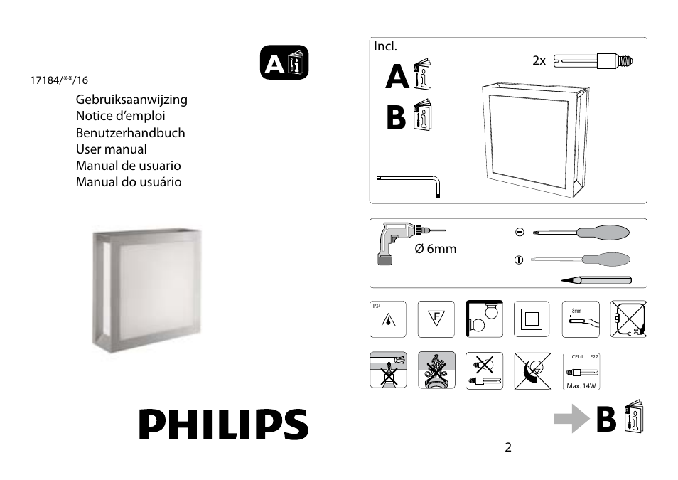 Philips Ecomoods Aplique User Manual | 4 pages