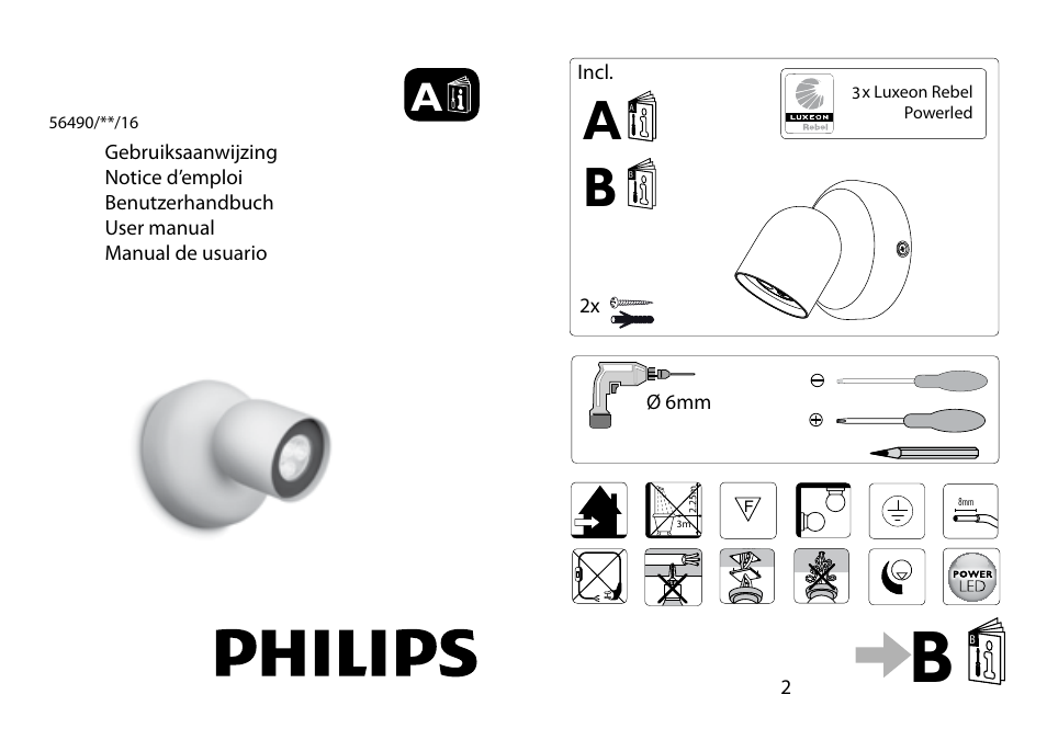 Philips Ledino Foco User Manual | 4 pages