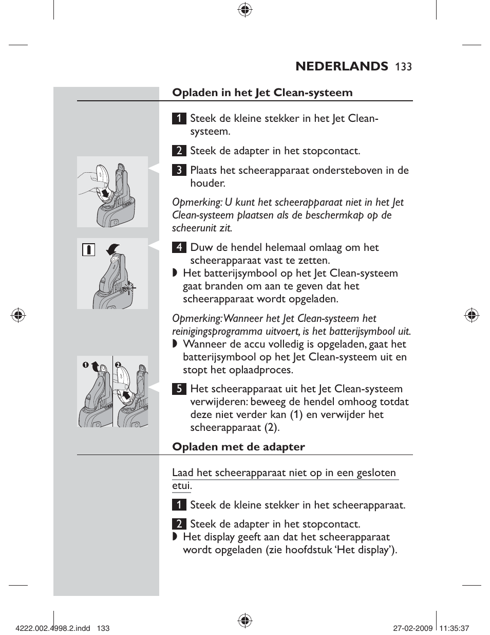 Philips SHAVER Series 3000 Afeitadora eléctrica User Manual | Page 131 / 192