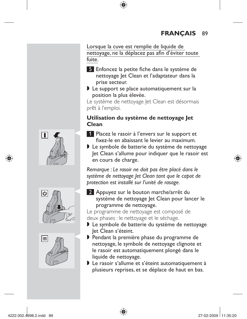 Philips SHAVER Series 3000 Afeitadora eléctrica User Manual | Page 87 / 192